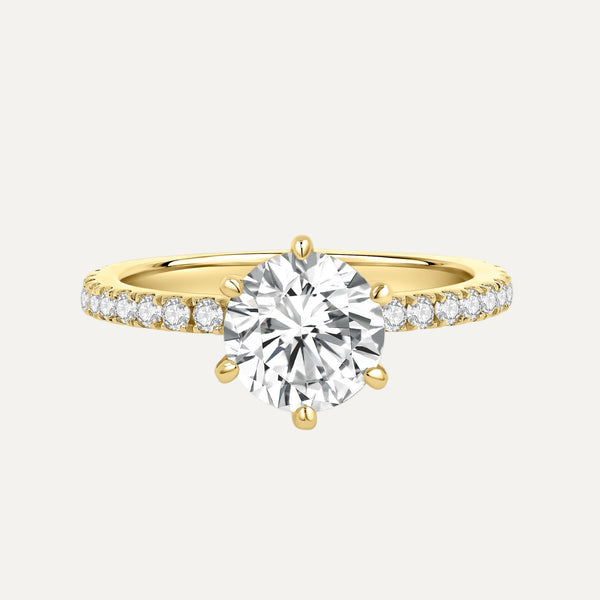 Platinum 2.00ct Brilliant Round Diamond Solitaire Engagement Ring