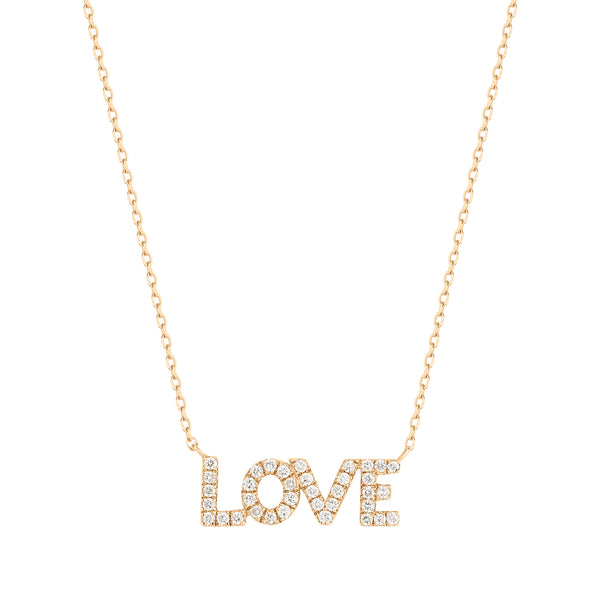 The Diamond 'LOVE' Necklace