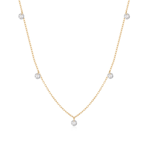 Petite Diamond Drops necklace